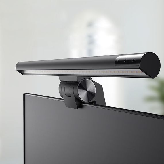 LED лампа для комп'ютера Baseus I-Wok Stepless Dimming Screen Hanging (Youth) Чорний | Зображення 3