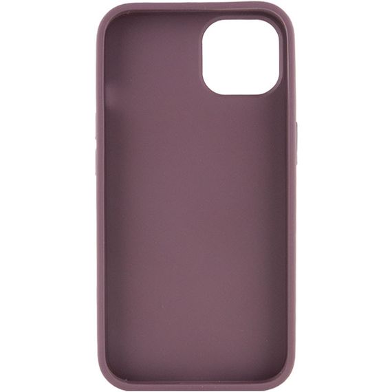 TPU чохол Bonbon Metal Style для Apple iPhone 14 Plus (6.7") Бордовий / Plum | Зображення 2