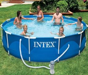 Бассейн каркасный Intex 366х76 см с фильтр-насосом, 28212