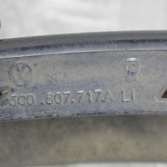 Молдинг переднього бампера лівий Volkswagen Passat B6 2005-2010 Накладка бампера ліва Фольксваген 3C0807717A | Зображення 2