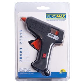 Клеевой пистолет (20W) для нанесения клея BM.4312-01 BUROMAX (5868)