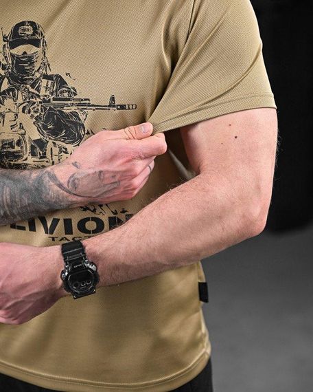 Тактична футболка для відведення поту OBLIVION soldier coyot ДЛ7161 | Зображення 3