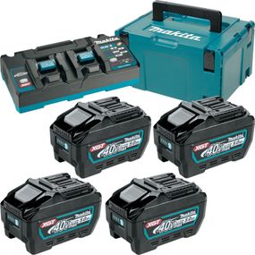 Набор аккумуляторов BL4050F (4 шт) и зарядное устройство для продукции Makita XGT (191U42-2)