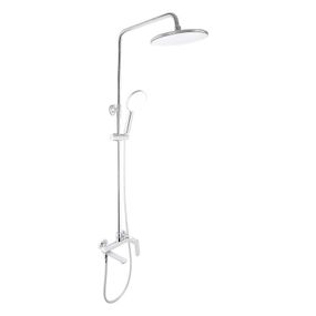 Душова система універсальна Qtap Evia на три споживача (з виливом) QTEVI111CRM47583 Chrome