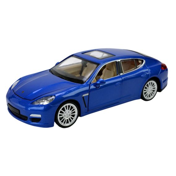 Машинка металева 68245A Автопром "Porsche Panamera S" 1:24, світло, звук, відкр.двері, капот, багажник, в коробці (4897071920025) Синій | Зображення 7