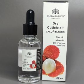 Сухое масло для кутикулы Global Fashion (личи) 30 мл