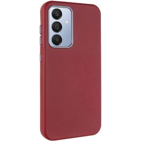 Шкіряний чохол Leather Case Metal Buttons для Samsung Galaxy S24+ / S25+ Red