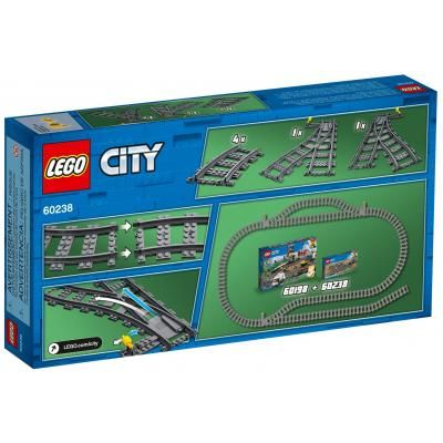 Конструктор LEGO City Железнодорожные стрелки 8 деталей (60238) | Зображення 3