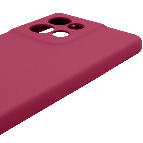 Чохол Silicone Cover Ummi Lakshmi Full Camera (AA) для Motorola Edge 50 Neo Бордовий / Marsala | Зображення 3