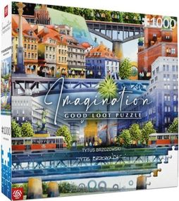 Пазл GoodLoot Imagination: Tytus Brzozowski Warsaw Bridges 1000 ел. (5908305239666)