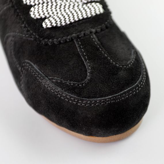 Кеди жіночі замшеві 591736 Чорні 36 37 38 39 40 41 | Зображення 3