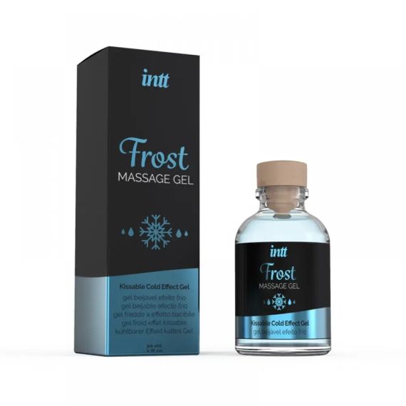 Їстівний масажний гель для інтимних зон Intt Cold Effect Frost (30 мл) Sex Aura