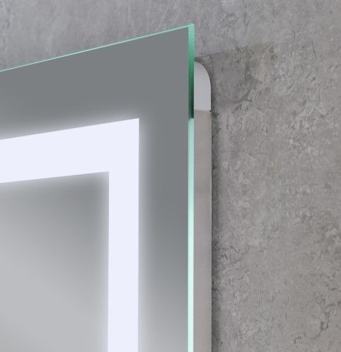 Дзеркало Mixxus TALL MR08-80x60-REVERSE з LED Touch, Anti-fog, димером, регулюванням яскравості (MI6659) | Зображення 2