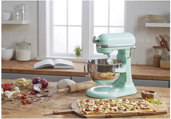 Міксер планетарний KitchenAid Stand Mixer Professional Plus 5 5 QT Bowl-Lift - Ice Blue 5KV25G0XIC | Зображення 3