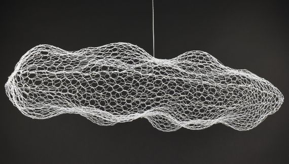 Люстра світлодіодна підвісна LED світильник для квартири на стелю лед 27664 Білий 25-200х45х100 см.