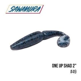Силікон риболовний, Їстівний силікон, Віброхвіст Sawamura One'Up Shad 2" 9 шт. 049