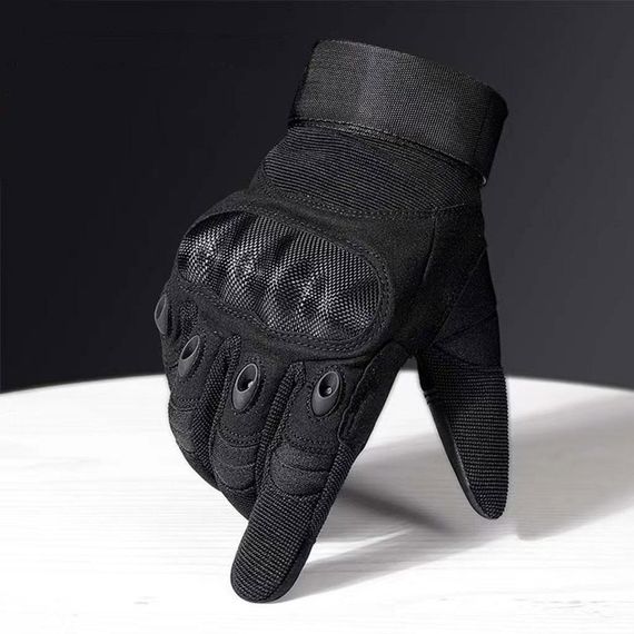 Рукавиці тактичні Primo Carbon повнопалі, сенсорні, розмір L - Black | Зображення 4