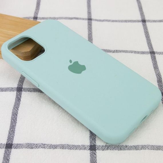 Чохол Silicone Case Full Protective (AA) для Apple iPhone 12 Pro / 12 (6.1") Бірюзовий / Beryl | Зображення 1