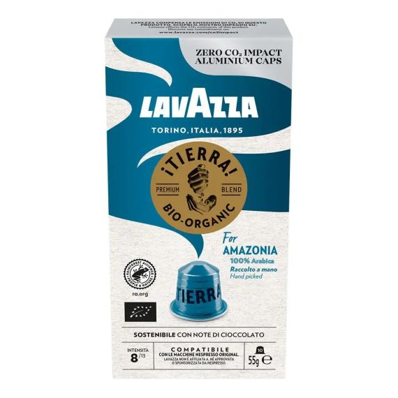 Nespresso капсулы Lavazza Tierra For Amazonia 10 шт Алюминий c нотками шоколада