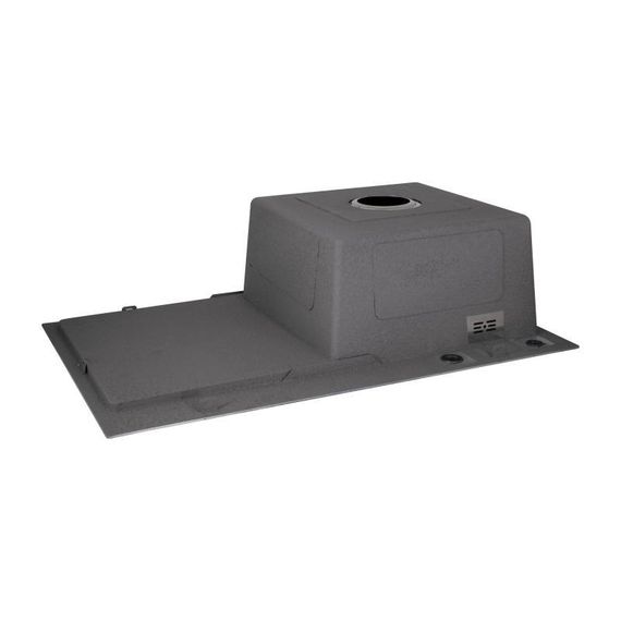 Мийка для кухні інтегрована Lidz Handmade H7849L крило зліва (LDH7849BRUL45592) Brushed Steel 3,0/1,0 мм | Зображення 4