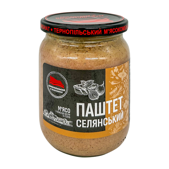 Паштет селянский Тернопольский мясокомбинат 500 г