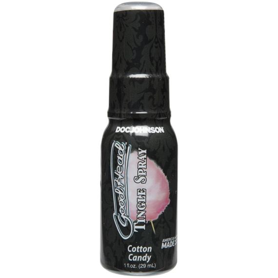 Спрей для мінету Doc Johnson GoodHead Tingle Spray - Cotton Candy (29 мл) із стимулювальним ефектом Sex Aura