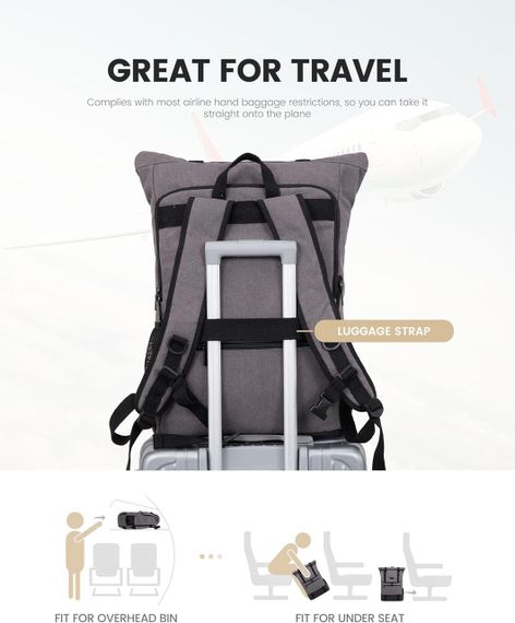 Рюкзак LOVEVOOK, великий рюкзак, водонепроникний рюкзак, універсальний рюкзак | Зображення 1