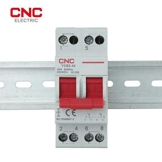 Ручной выключатель CNC переключатель AC on-off-on 40а | Зображення 1