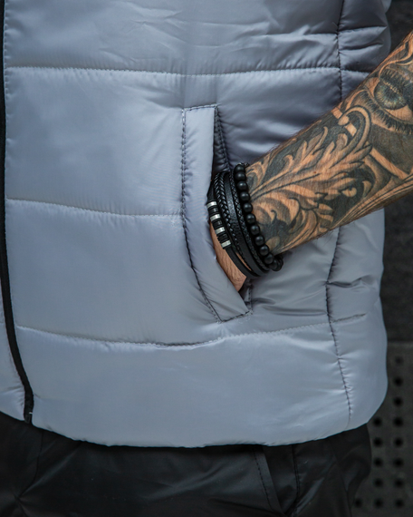 Жилетка серый S L | Зображення 7