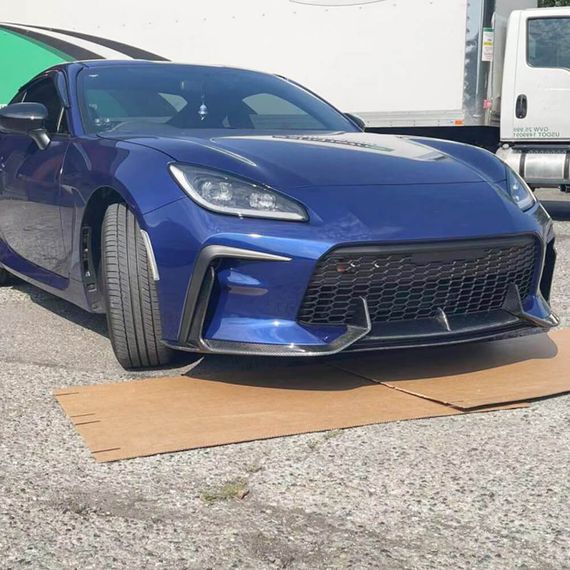Накладка на передній бампер Lip V2 (2021-2023, Карбон) для Subaru BRZ 2021- рр | Зображення 2