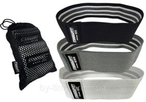 Набор тканевых резинок для фитнеса EasyFit 3 шт