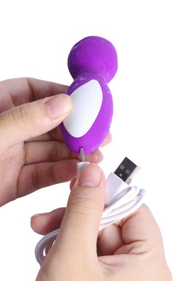 Вібромасажер Dilianni mini massager 10 режимів вібрації фіолетовий Sex Aura | Зображення 4