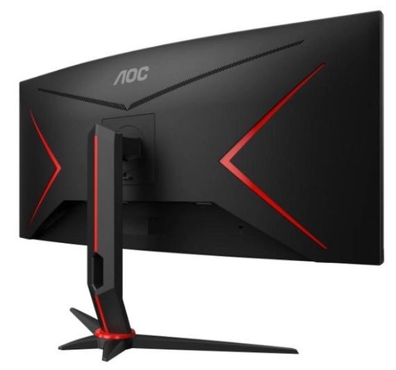 Монiтор 34" AOC CU34G2XP/BK Black/Red | Зображення 4