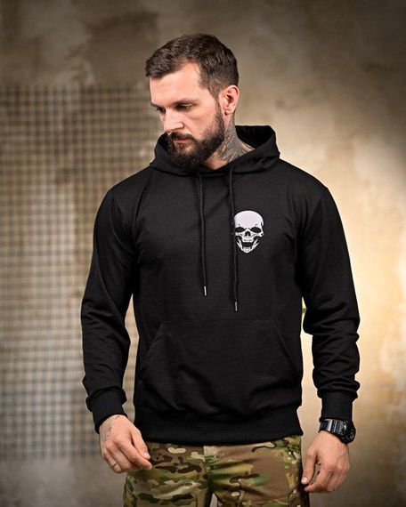 Мілтарі Худі Не для слабких black РП7396 | Зображення 1