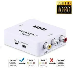 Переходник с HDMI на AV RCA (тюльпан) адаптер