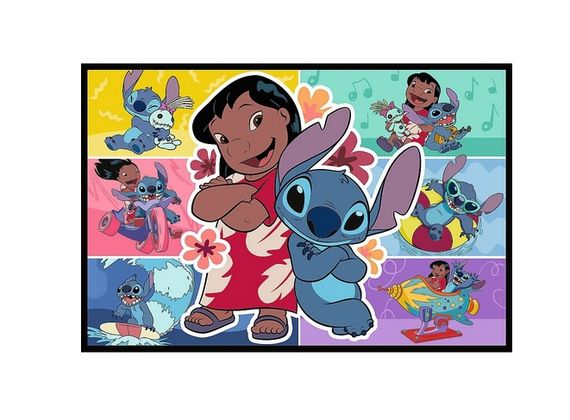 Пазли "Stitch. Щасливе життя Стіча", 13334 Trefl, 2х200 елементів (5900511133349) | Зображення 3