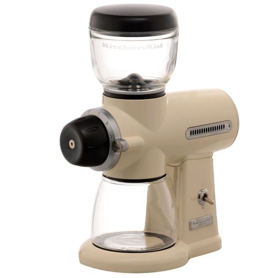 Кавомолка KitchenAid 5KCG100EAC, електрична жорновий, кремова
