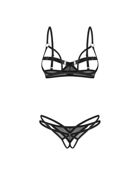 Комплект Obsessive Euridia 2-pcs crotchless set M/L Sex Aura | Зображення 3