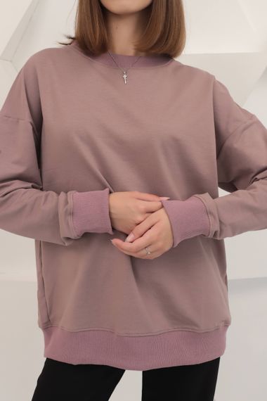 Світшот жіночий (оверсайз) Носи своє M/175 Коричневий (p-13491-150488) | Зображення 8