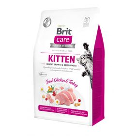 Корм сухий Brit Care Cat Grain Free Kitten Healthy Growth and Development для кошенят для здорового зростання та розвитку 40