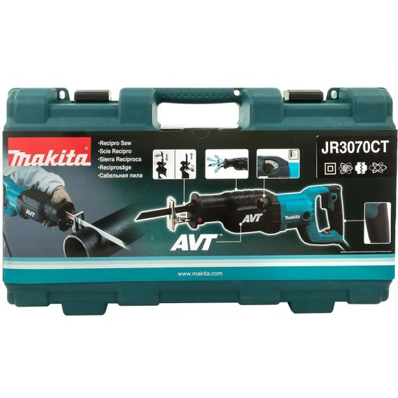 Пила сабельная сетевая Makita JR3070CT (32 мм, 0-2800 об/мин, 1510 Вт, AVT) | Зображення 4