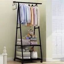 Універсальна міцна підлогова пересувна стійка вішалка для одягу Coat Rack | Зображення 1