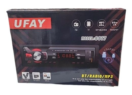 Автомагнитола UFAY 6917 Bluetooth 4x25W автомобильная магнитола Черный | Зображення 6