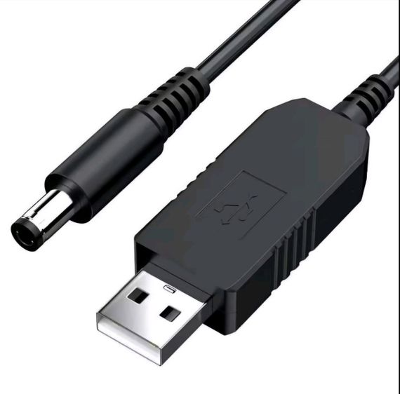 Кабель перехідник з 5 до 9 В для живлення Wi-Fi роутера | Зображення 1