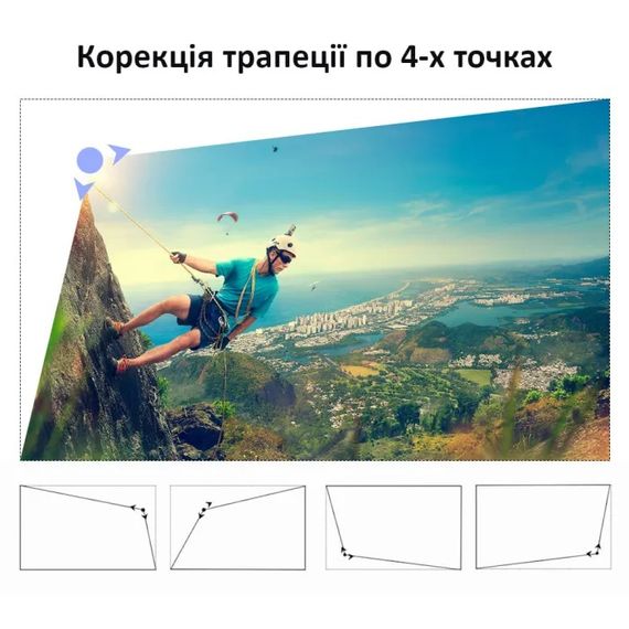 Високоякісний проектор Full HD 1080p Android XPRO PANOPLUS AIB (H6 Pro_9150) | Зображення 2