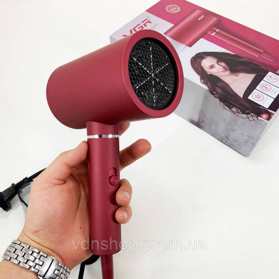 Портативний фен з насадками, Фен з режимом іонізації, Хороший для волосся Електрофен насадками ZS-81 | Зображення 3