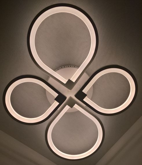 Люстра світлодіодна стельова LED світильник для квартири на стелю лед 25150 Білий 13х57х73 см. | Зображення 2