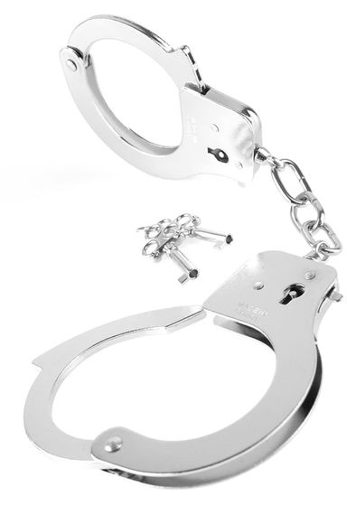 Металлические наручники FFSLE Metal Handcuffs designer guffs Серебристые. | Зображення 1