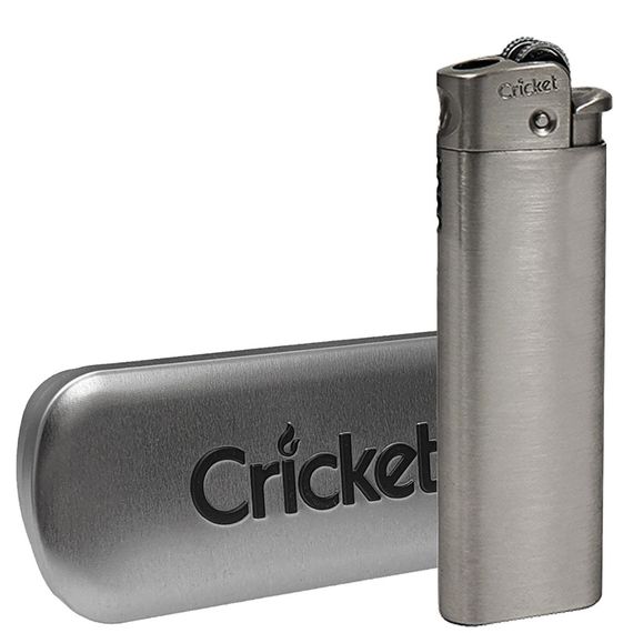 Крикет Турбо Запальничка Кремнієва Металева Cricket Deluxe