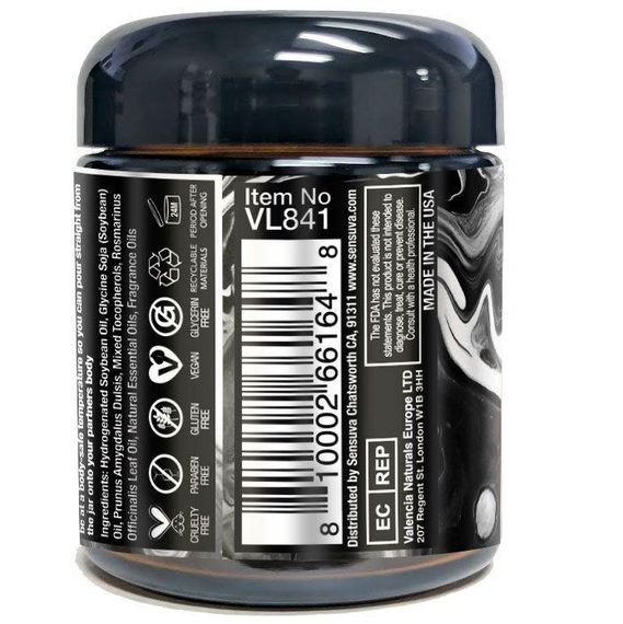 Масажна свічка Sensuva [HE]RO Dark Temptation Massage Oil Candle 113г sexstyle | Зображення 1